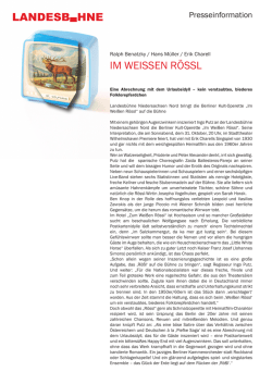 IM WEI&szlig;EN R&Ouml;SSL - Landesb&uuml;hne Niedersachsen Nord