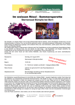Im weissen R&ouml;ssl - Sommeroperette
