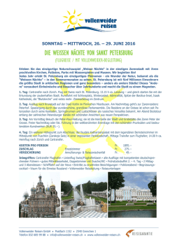 die weissen n&auml;chte von sankt petersburg