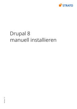 Drupal 8 manuell installieren