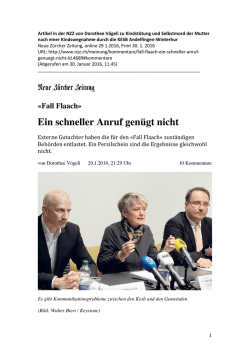 Ein schneller Anruf gen&uuml;gt nicht