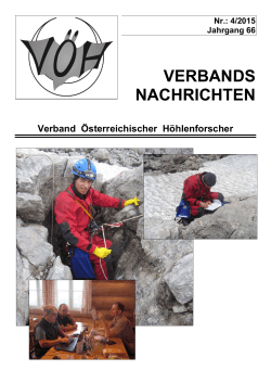 Nr. - Verband Österreichischer Höhlenforscher