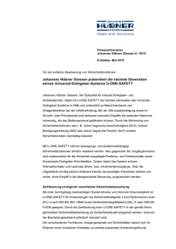 Johannes H&uuml;bner Giessen pr&auml;sentiert die