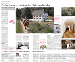 Berner Zeitung - Hôtel de l`Ours Bellelay