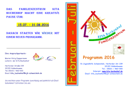 Programm 2016 - Evangelische Jugendhilfe Schweicheln