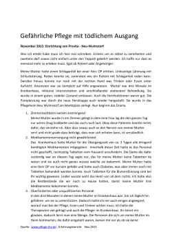 Bericht lesen - Pflege-SHV