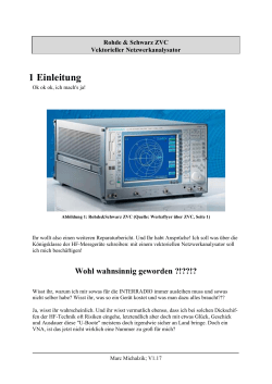 Rohde & Schwarz ZVC Netzwerkanalysator