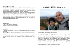 Infobrief XXX (M&auml;rz 2016)