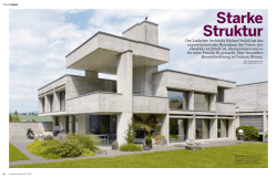 Starke Struktur - Stähli Architekten