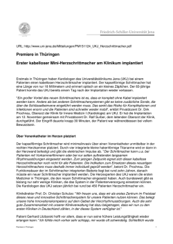Premiere in Thüringen Erster kabelloser Mini