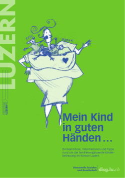 Mein Kind in guten H&auml;nden