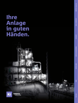 Ihre Anlage in guten H&auml;nden.