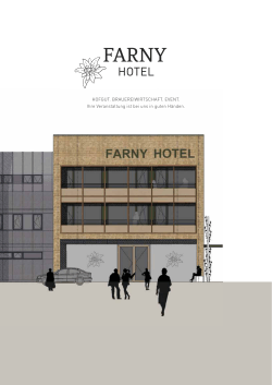 Bankettmappe - Farny Hotel