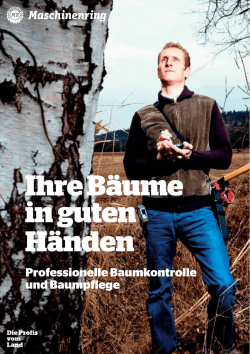 Ihre B&auml;ume in guten H&auml;nden