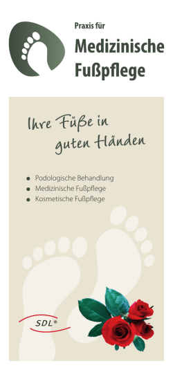 Ihre F&uuml;&szlig;e in guten H&auml;nden