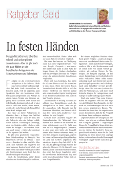 In festen H&auml;nden