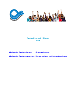 Deutsch- und Integrationskurse Verein "Miteinander vorwärts"