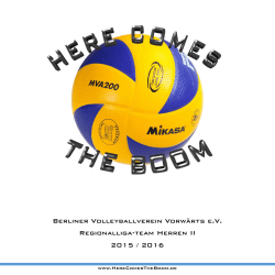 Berliner Volleyballverein Vorwärts e.V. Regionalliga