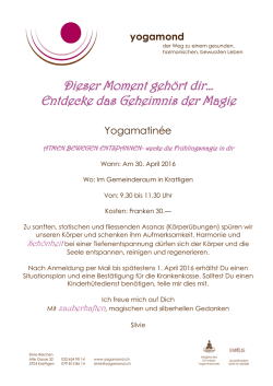 Dieser Moment geh&ouml;rt dir&hellip; Entdecke das Geheimnis der Magie