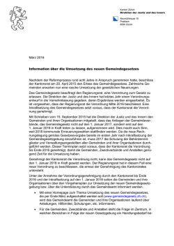 zum Thema - Gemeindegesetz
