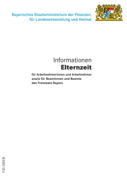 Informationen Elternzeit