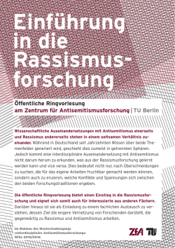 Einf&uuml;hrung in die Rassismus- forschung
