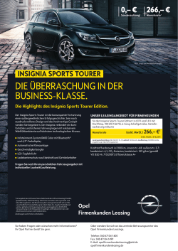 DIE &Uuml;BERRASCHUNG IN DER BUSINESS-KLASSE.