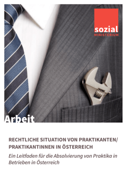 Rechtliche Situation von Praktikanten