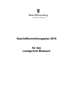 GVP-Richter LG Mosbach ab 01.01.2016
