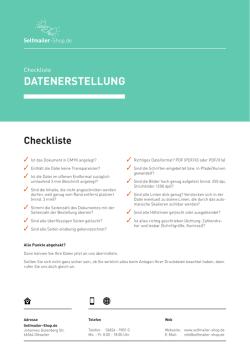 - Selfmailer online Shop