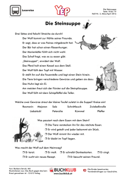 Die Steinsuppe