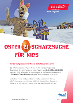 EI OSTER SCHATZSUCHE F&uuml;R KIDS