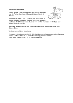 Informationsblatt