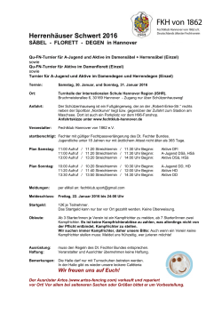 Herrenh&auml;user Schwert 2016