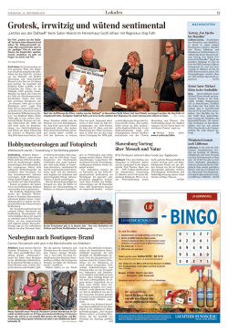 Grotesk, irrwitzig und w&uuml;tend sentimental