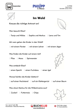 Im Wald - Buchklub