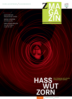 HASS WUT ZORN - Kulturzentrum Schlachthof