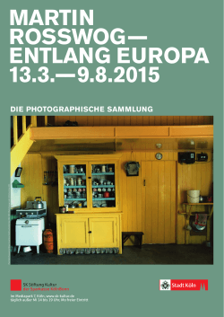 entlang europa - Die Photographische Sammlung / SK Stiftung Kultur