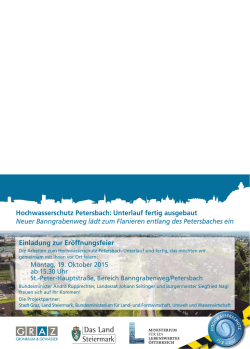 Information und Einladung