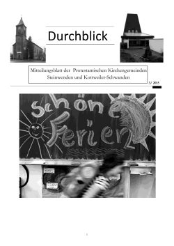 Durchblick