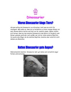 Dinosaurier - ecoles