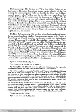 Die Braunschweiger Elle, die schon 1563 125) in allen Städten