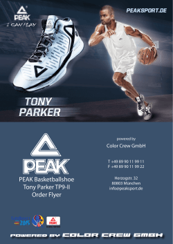 PEAK Basketballshoe Tony Parker TP9