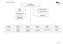 Organigramm Pflegedirektion