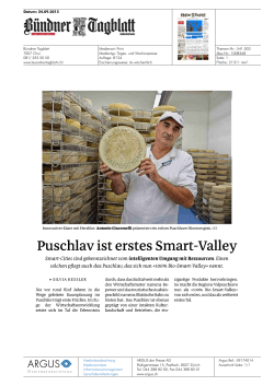 Puschlav ist erstes Smart-Valley