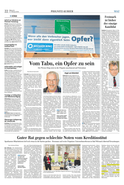 Guter Rat gegen schlechte Noten vom Kreditinstitut