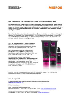 I am Professional Full & Strong &ndash; f&uuml;r f&uuml;hlbar dickeres, griffigeres Haar