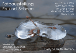 Download: Flyer und Infos zur K&uuml;nstlerin