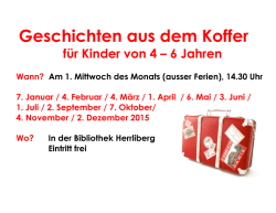 Geschichten aus dem Koffer
