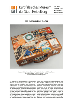 Ein weit gereister Koffer